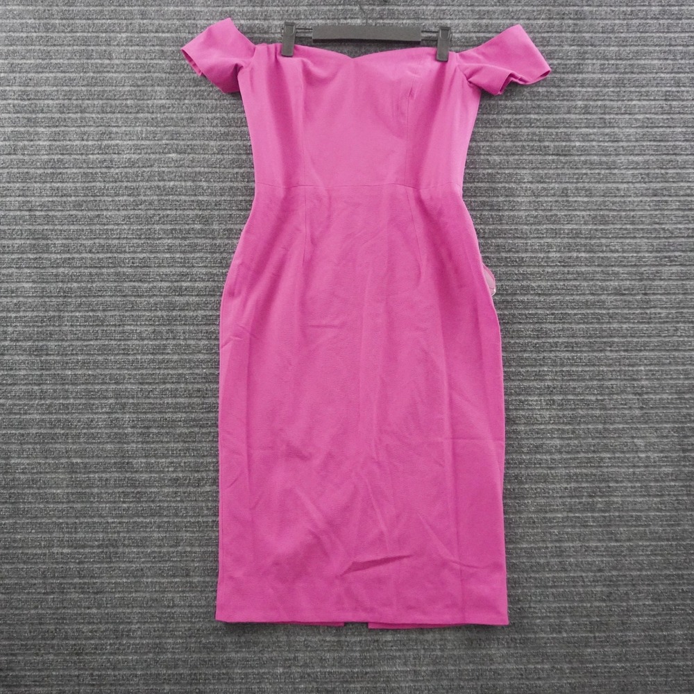 Dress The Population Bodycon Dress Women M Pink Off The Shoulder Crepe